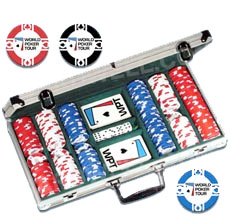 300 World Poker Tour Aluminum Poker Chip Case