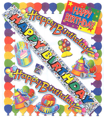 birthday party decor. Birthday Party Kit