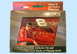 Dale Earnhardt Jr in Collectible Tins