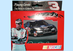 Dale Earnhardt Sr Playing Cards in Collectible Tins