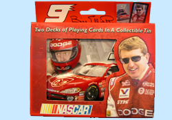Bill Elliott Playing Cards in Collectible Tins
