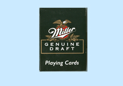 Miller Genine Draft Playing Cards