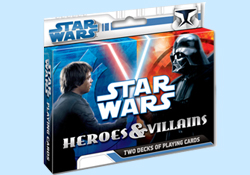 Star Wars Heros and Villans Playing Cards