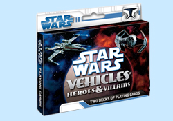 Star Wars Heros and Villians Playing Cards