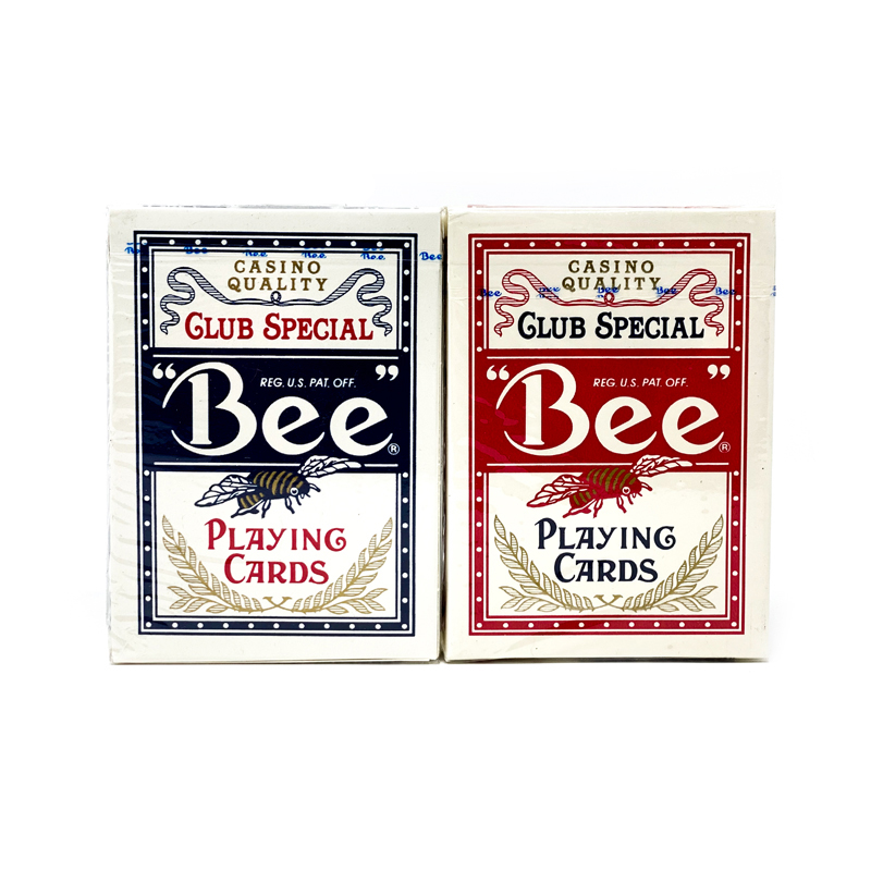 Bee Standard Index Poker Playing Cards Casino Quality Red And Blue 1 Deck by Bee 
