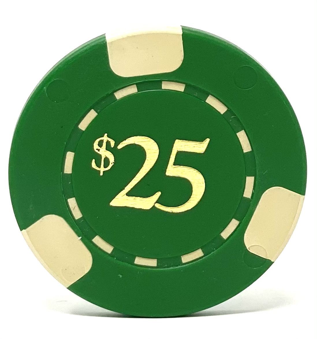 Magnetic Poker Chip - Green (w/ 3 Regular Chips)