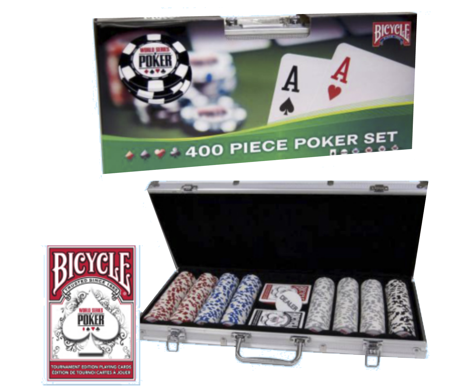 WSOP World Series of Poker Set of 8 Decks Mixed Years and Colors * 