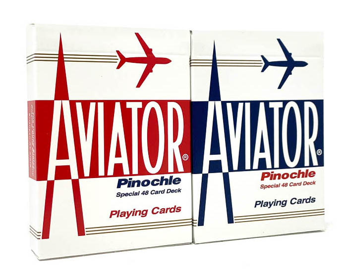 Aviator Pinochle Playing Cards 2 Deck Minimum