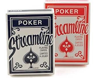 Details about   NEW Authentic USPCC Streamline RED/BLUE Poker Playing Cards Smooth Finish SEALED 