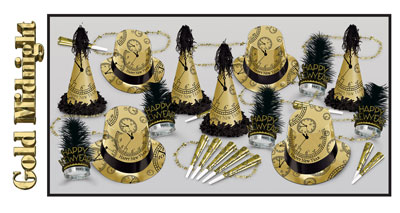 New Year's Eve The Silver Midnight Assortment Decorating Kit