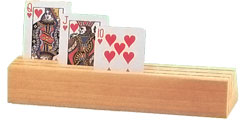 wooden rack card holders