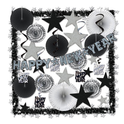 Decorating Kit: New Year's Eve Shimmering Decorating Kit main image