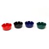 Cobalt Blue Plastic Ashtray - Unbreakable Burn-Resistant