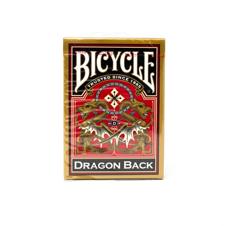 Bicycle Playing Cards: Dragon Playing Cards, 1 Gross (144 Decks) Poker Size, Regular Index, Gold Bac main image