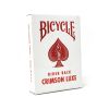 Bicycle MetalLuxe Playing Cards, Crimson Red, One Deck