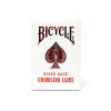 Bicycle MetalLuxe Playing Cards, Crimson Red, One Deck