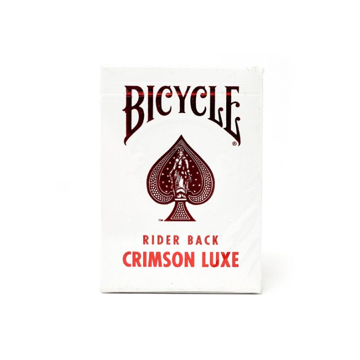 Bicycle MetalLuxe Playing Cards, Crimson Red, One Deck main image