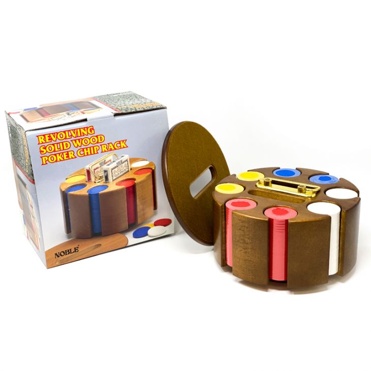 Chip Carousel: Wood, Revolving, 200 Chip Capacity main image