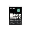 Black Jack Rose Playing Cards - Green
