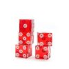 Bird's Eye Casino Dice: 3/4 in., High Polish, Razor Edge, Red (Stick of 5)