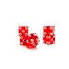 Bird's Eye Casino Dice: 3/4 in., High Polish, Razor Edge, Red (Stick of 5)