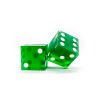 2 inch Jumbo Dice - Transparent Green
