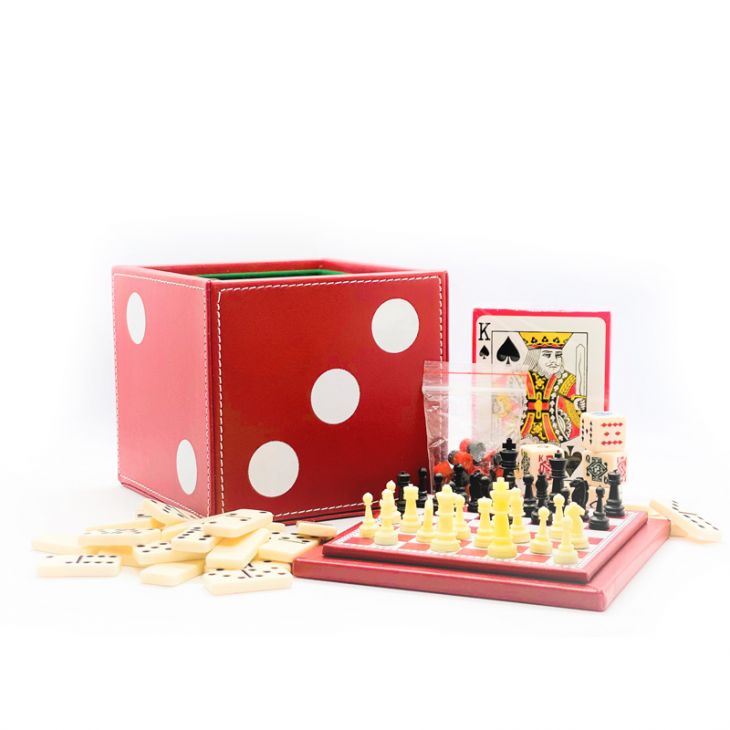 5 in 1 Dice Box Game Set main image