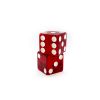 Jumbo Dice: 1 in., Transparent Red (per pair)