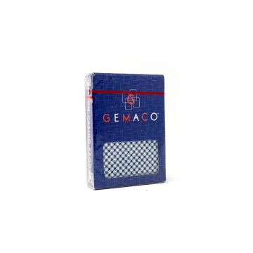 Gemback Casino Pro Playing Cards, Poker Regular Index, Blue/Red - 2 deck set