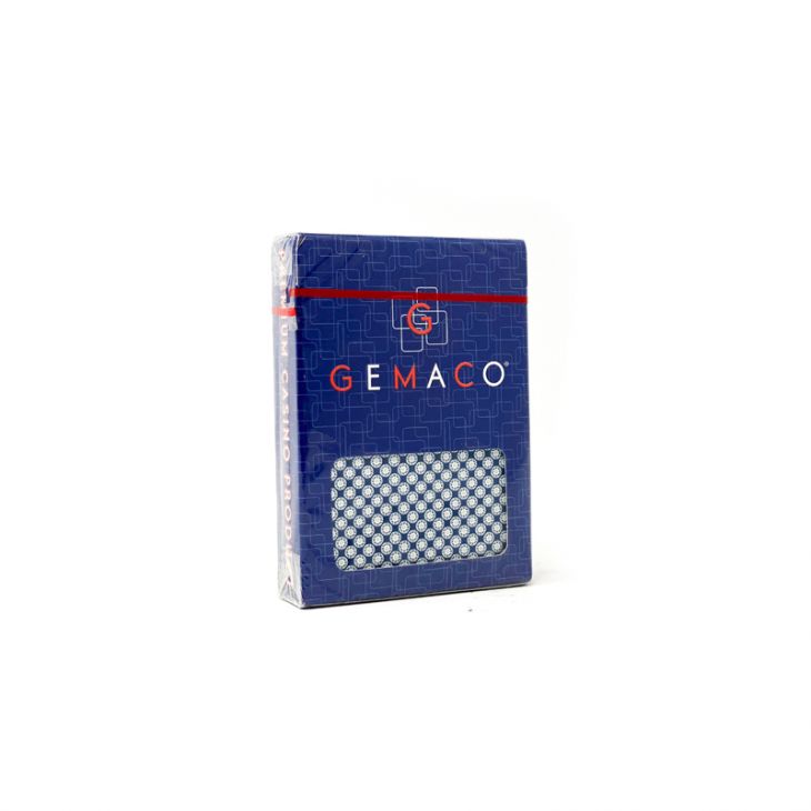 Gemback Casino Pro Playing Cards, Poker Regular Index, Blue Deck main image