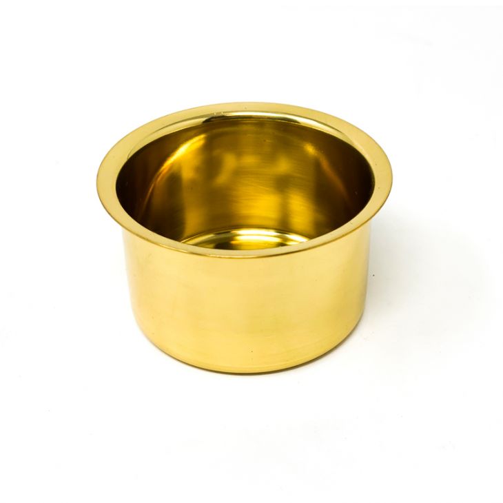 Drink Holder: Drop-In, Anodized Brass main image
