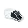 Blackjack Dealing Shoe: 4-Deck, All Clear with Black Roller
