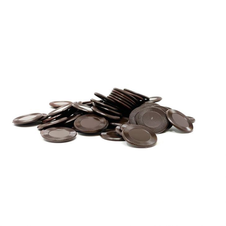 7/8" Mini Game Poker Chips: Brown (per 1000) main image