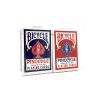 Bicycle Playing Cards, Pinochle, 1/2 Blue 1/2 Red - 1 gross (144 decks)
