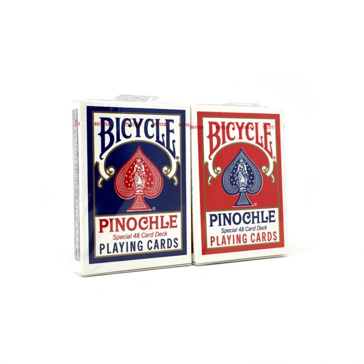 Bicycle Playing Cards, Pinochle, 1/2 Blue 1/2 Red - 1 gross (144 decks) main image