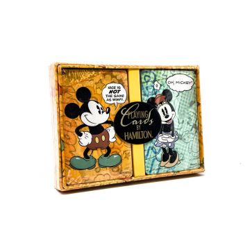 Hamilton Bridge Playing Card Set: 2-Deck Vintage Mickey Playing Card Set