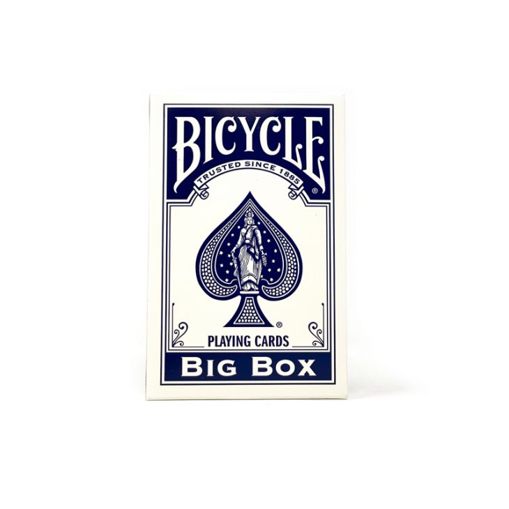 Bicycle Big Box BLUE Playing Cards Extra large Deck Magic New Festival Size Deck 