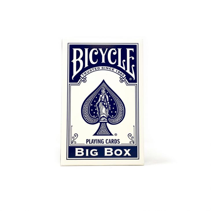 Big Box Bicycle Playing Cards: 4-1/2 in. x 7 in., Blue main image