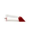 Blackjack Dealing Shoe, Casino / Professional Quality: 6-Deck, Clear with Red Trim