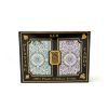 Kem Arrow Playing Cards: Green/Brown, Bridge Size, Regular Index 2-Deck Set