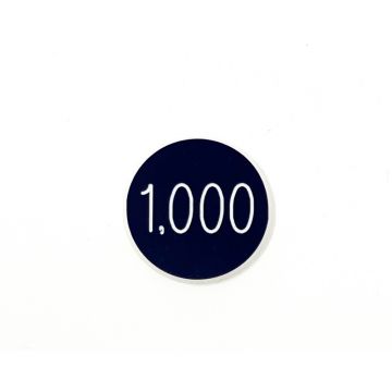 Lammer Button: 1000, 1-1/4 in. Diameter