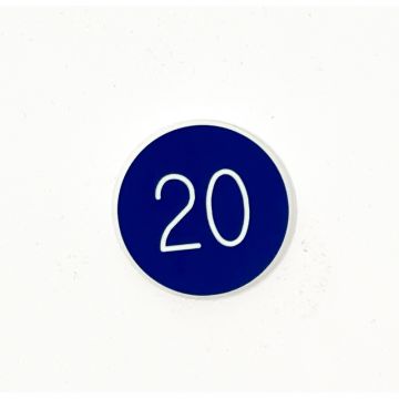 Lammer Button: 20, 1-1/4 in. Diameter