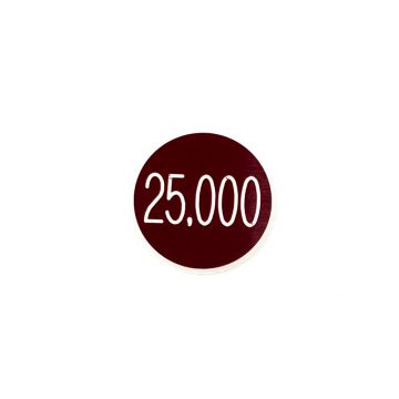 Lammer Button: 25,000, 1-1/4 in. Diameter