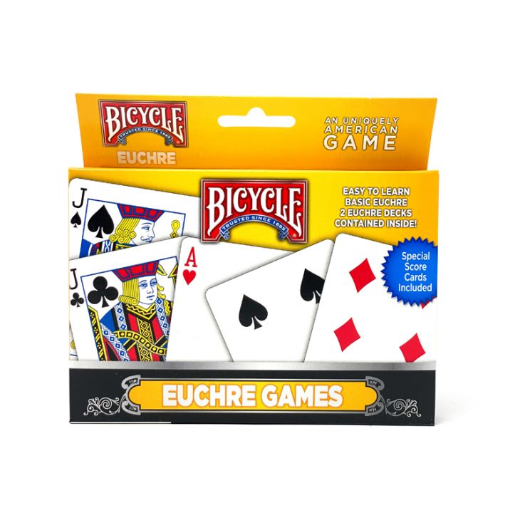 Playing Card Game Set: Bicycle, Euchre, 2 Decks main image