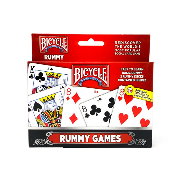 Playing Card Game Set: Bicycle, Rummy, 2 Decks main image