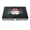 Bicycle Masters Poker Set: Hard Wood Carry Case, 300 Chips, Two Decks