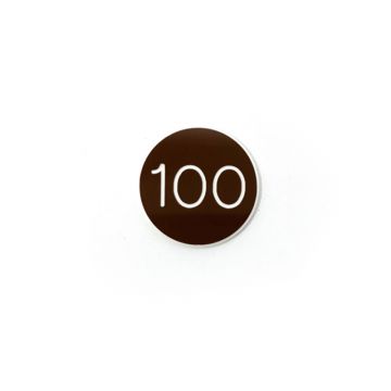 Lammer Button: 100, 1-1/4 in. Diameter