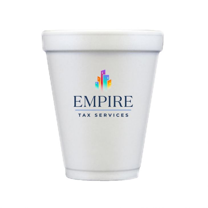 10 oz Foam Cups with Full Color Custom Logo main image