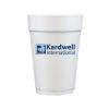 14 oz Foam Cups with Single Color Custom Logo
