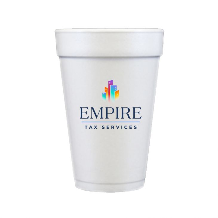 Personalized 16 oz. Foam Cups